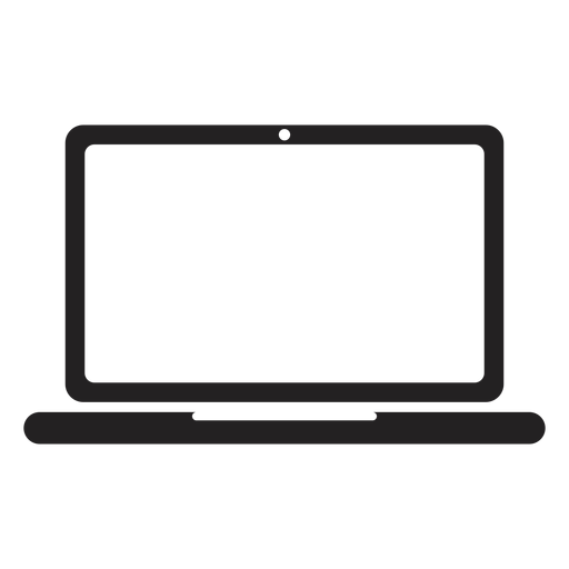 line drawing of a laptop computer