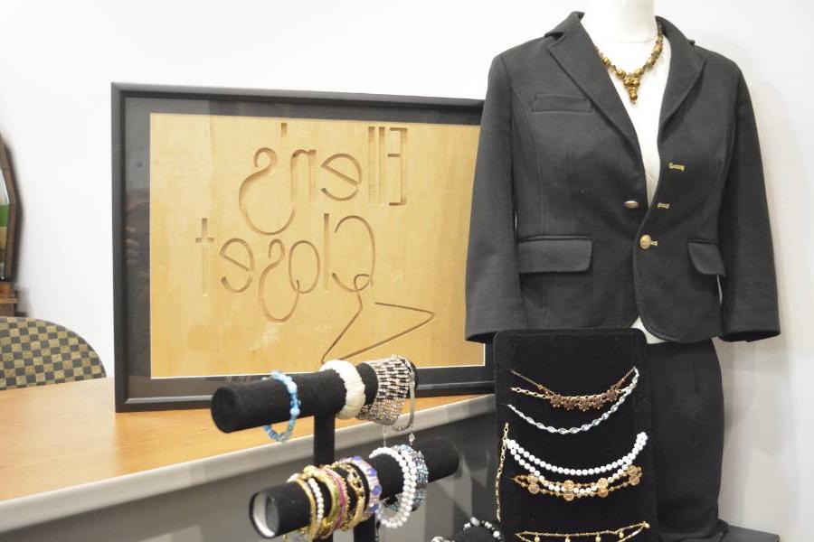 Ellen's Closet Sign  and Women's Business Suit, Jewerly and Merchandise